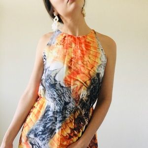 H&M Maxi Dress-Orange